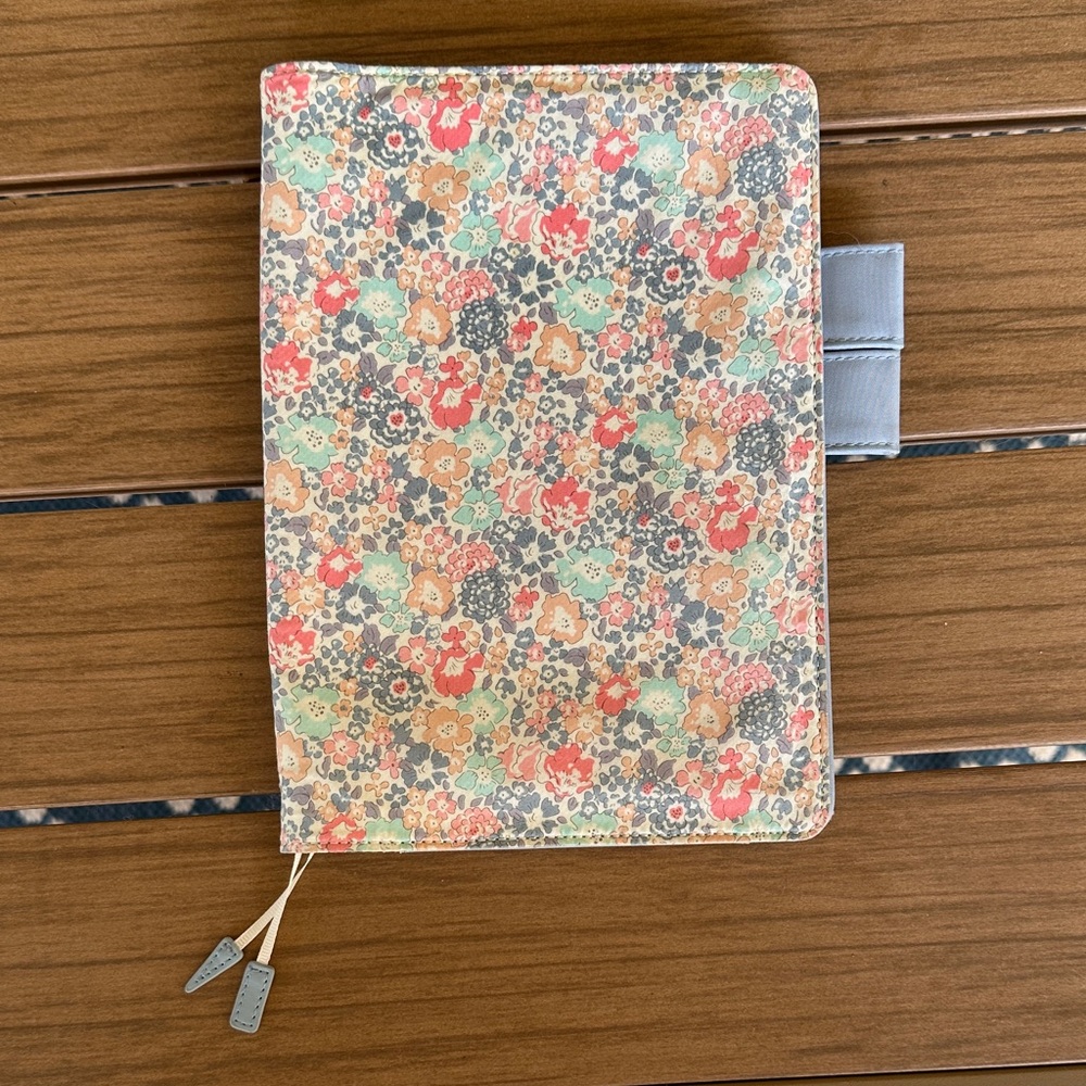 Hobonichi A5 journal cover 2025 Liberty Fabrics